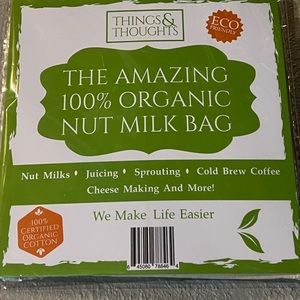 100% Organic Nut Milk Bag
